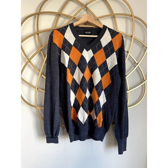 Galvin Green Sweater V Neck size Medium Men - Picture 1 of 8